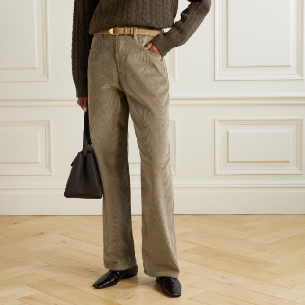 ROHE - Relaxed Corduroy Trousers - Size 6